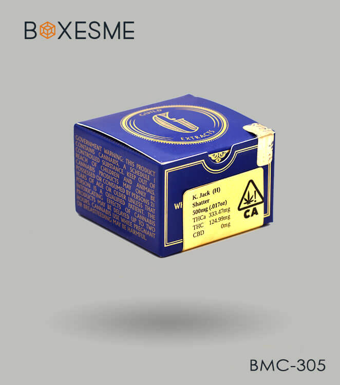 Cannabis shatter boxes